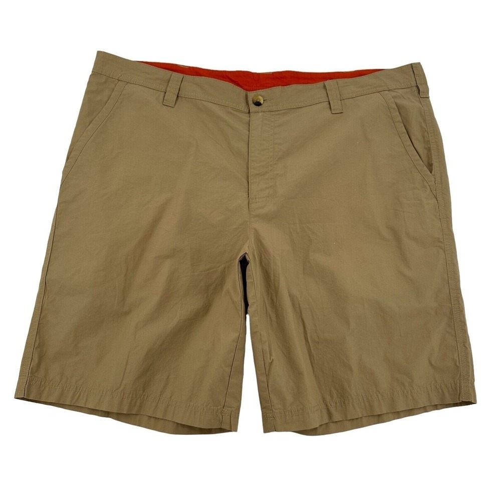 Columbia Tan Khaki Cotton Casual Hiking Shorts Golf Outdoors Casual Mens Size 42